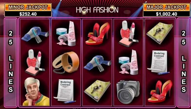 High Fashion - $10 No Deposit Casino Bonus